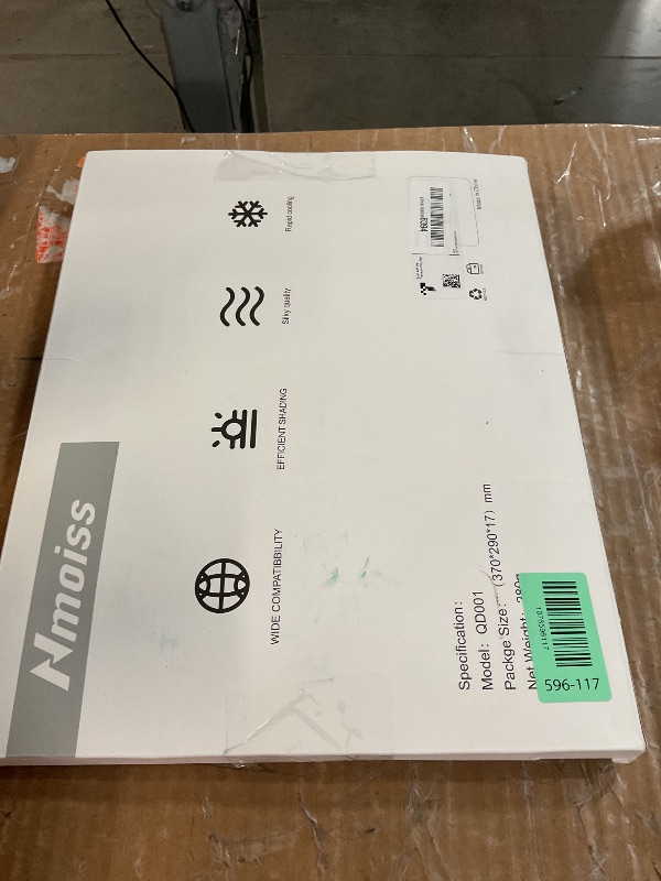 Photo 1 of [2026 Upgraded] Nmoiss Car Windshield Sun Shade [Dot Matrix Reflective Coating] Extended Edge No Light Leakage Design Cooling Protect Car Interior from UV Damage-XL