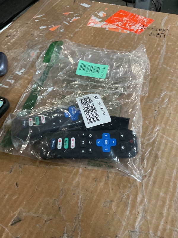 Photo 1 of (Pack of 2) Replacement Remote Control Only for Roku TV, Compatible for TCL Roku/Hisense Roku/Onn Roku/Sharp Roku/Element Roku/Westinghouse Roku/Philips Roku Smart TVs (Not for Roku Stick and Box)