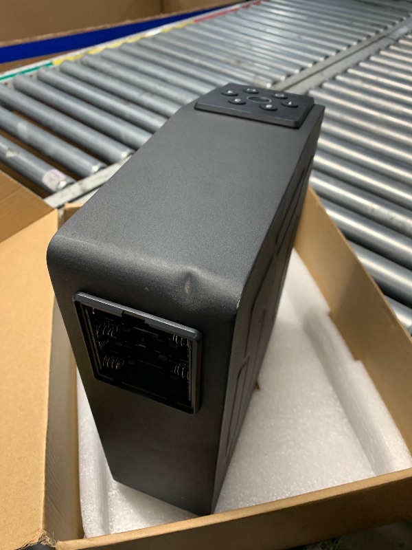 Photo 1 of ***MISSING PARTS*** PINEWORLD Biometric Slider Handgun Safe with Auto Sliding Door&Interior Light, 3 Quick Access Fingerprint Pistol Safes with Mute Mode,Vertical Design with Mounting Bracket for Nightstand, Desk, Truck