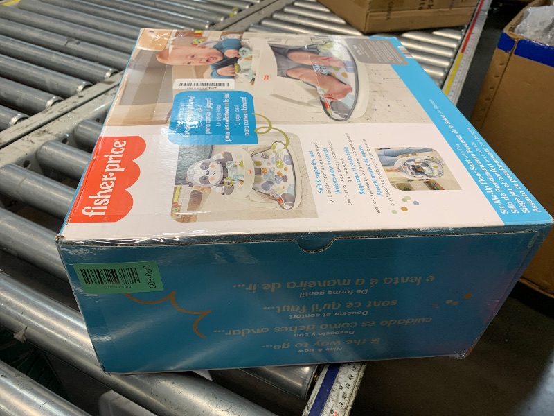 Photo 1 of ***FACTORY SEALED***  Fisher-Price Portable Baby Chair Sit-Me-Up Floor Seat with Snack Tray, Newborn Sensory Activity Toys & Plush Cute Sloth Washable Pad?
