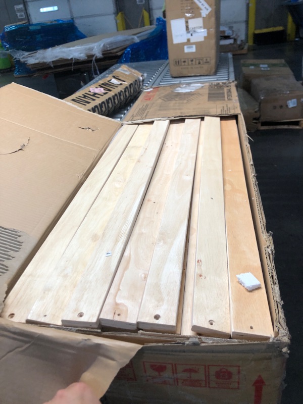 View 2 of ***MISSING PARTS***
Full Over Full Bunk Bed with Twin Size Trundle and Full-Length Guardrail, Convertible to 2 Separate Full Size Beds, Heavy Duty Bunk Bed Frame, Walnut