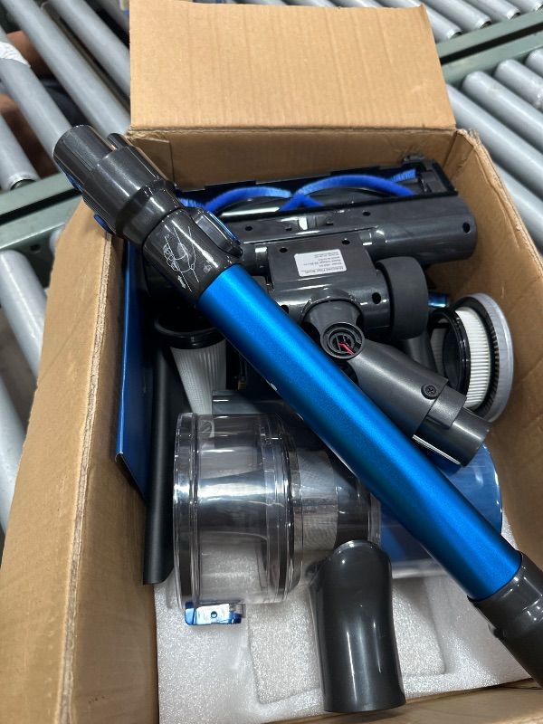 Photo 1 of ***MISSING PARTS***
Cordless Vacuum Cleaner, 8-in-1 Cordless Stick Vacuum Cleaner with 3 Suction Modes, Up to 45mins Runtime, Rechargeable, Self-Standing, Wireless Vacuum Cleaners for Home Pet Hair Carpet Car Hard Floor