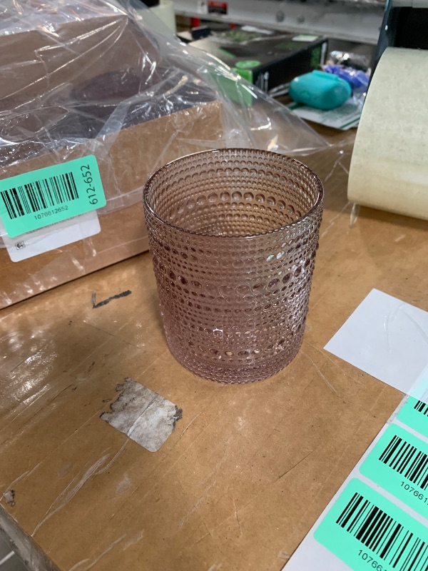 View 2 of ***NO BROKEN GLASS OR CRACKS IN THE GLASSWARE***
Moretoes Colored Hobnail Drinking Glasses Set of 12,Vintage Water Glass Cups Mixed Glassware, 6pcs 12oz Highballs and 6pcs 10oz Old Fashioned Glasses, Great for Cocktail, Whisky and Other Beverages