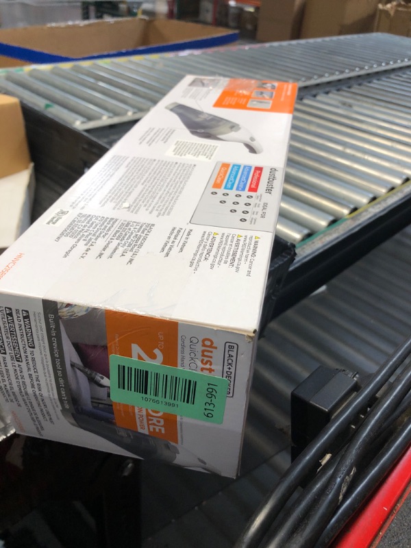 Photo 1 of ***MISSING PARTS***
BLACK+DECKER dustbuster Cordless Handheld Vacuum, Portable Car Vacuum Cordless Rechargeable, Wall Mount, Strong Suction QuickClean (HNVC215B10)