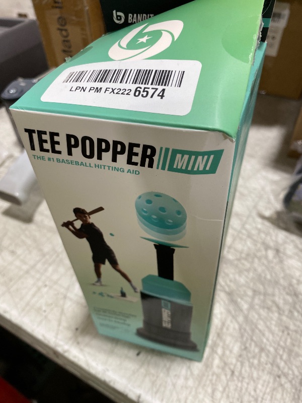 Photo 1 of Bandit Sports Baseball Training Mini Tee Popper, Hitting Tee for Perfect Swings, Batting Machine for Practicing Hitting Without a Pitcher (1 Popper Ball Included)