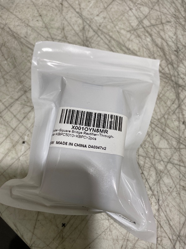 Photo 1 of (Pack of 2 Pieces) Chanzon KBPC5010 Bridge Rectifier Diode 50A 1000V KBPC Single Phase, Full Wave 50 Amp 1000 Volt Electronic Silicon Diodes