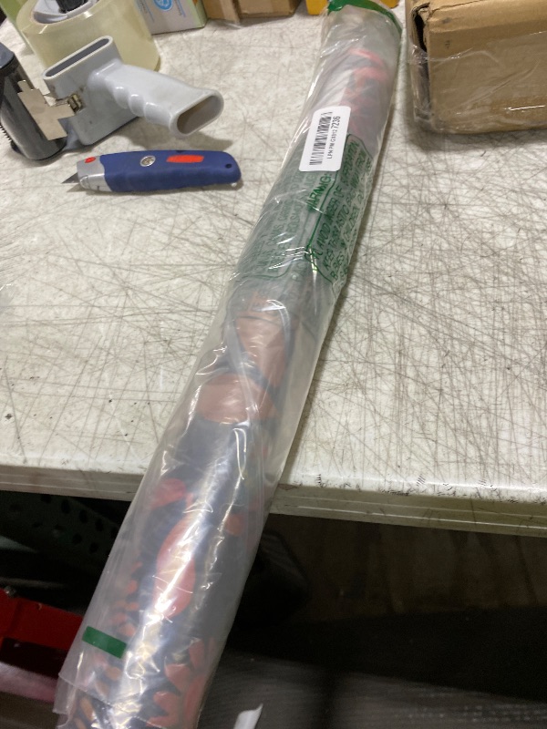 Photo 1 of Vividpatch Floral Wallpaper Peel and Stick Boho Wall Paper Removable Waterproof Navy/Pink/Orange Contact Paper for Bedroom, Bathroom, Home Wall 17.3" x 236.3"