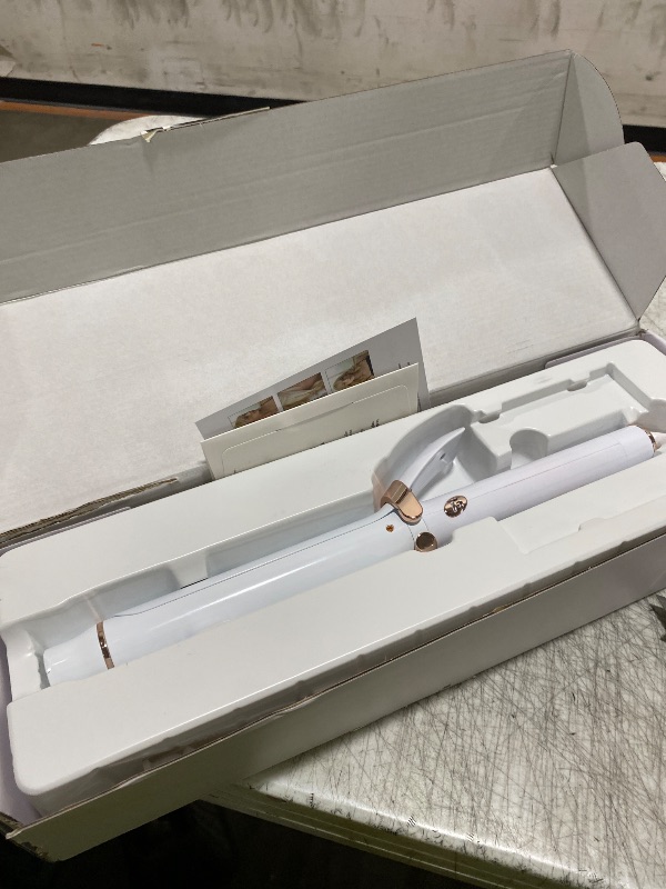 Photo 1 of T3 SinglePass Curl X Extra-Long Barrel Curling Iron with 9 Heat Settings and Ceramic Barrel for Fast Styling and Lasting Results on All Hair Types