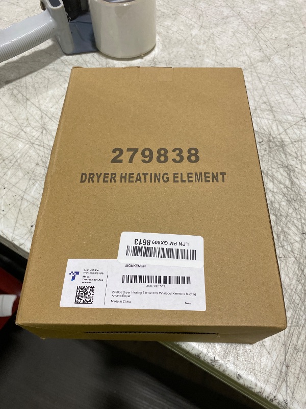 Photo 1 of [UPGRADED] 279838 Dryer Heating Element for Whirlpool Kenmore Maytag Amana Roper, Dryer Heating Element Parts Include Dryer Thermostat Thermal Fuse, Replaces 2406026 3403585 w10724237