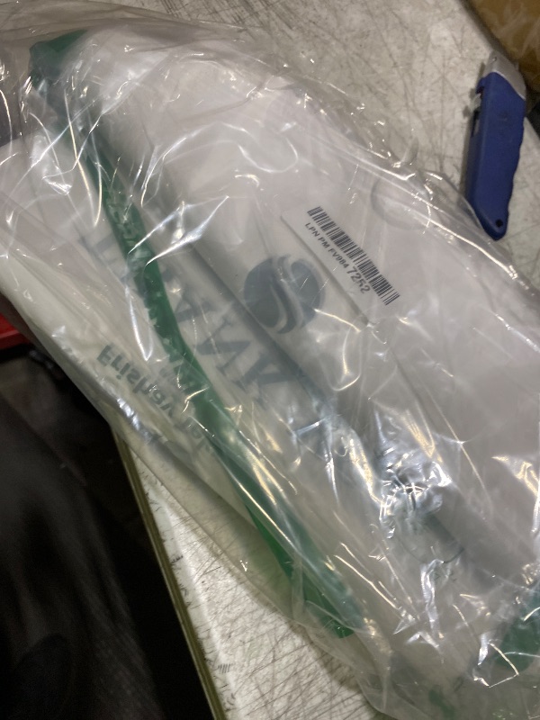 Photo 1 of 100 Count Biodegradable & Reusable T-Shirt Bags with Handles — Extra Heavy Duty 57 Micron (2.25 mil) White Shopping, Retail, Food Trucks & Restaurant Bags, 11.5" x 6.5" x 21" Eco Friendly