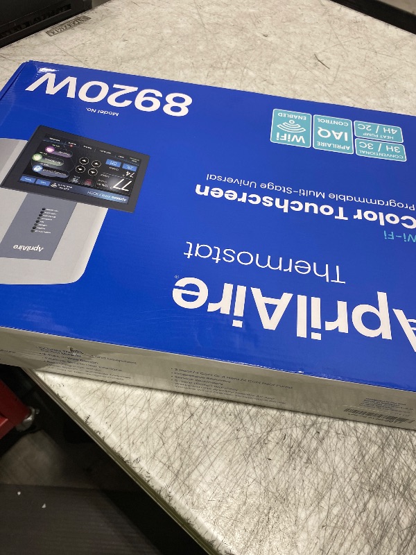 Photo 1 of AprilAire 8920W Wi-Fi Programmable Color Touchscreen Thermostat with IAQ Control; Amazon Alexa and Google Assistant Compatible