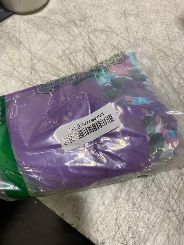 Photo 1 of Kanu Surf Girls' Long Sleeve Rashguard UPF 50+ Two Piece Swim Set, Gianna Purple, 12