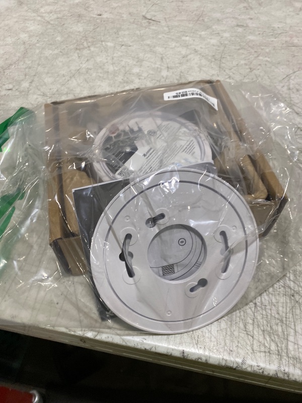 Photo 1 of Kidde  And Carbon Monoxide Detector, Hardwired with 10-Year Battery Backup, Voice Alerts, LED Status Lights, Interconnected, 85 dB Alarm, 5 inches