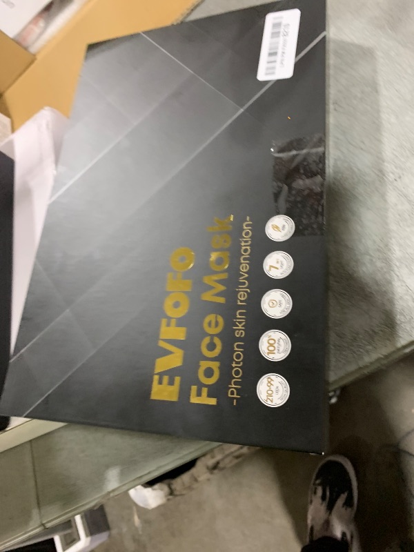 Photo 1 of EVFOFO Red Light Therapy Mask for Face and Neck, 7-Color LED Face Mask Light Therapy with 850nm NIR -Professional Red Light Therapy for Face, Skin Rejuvenation, Anti-Wrinkle & Firming at Home