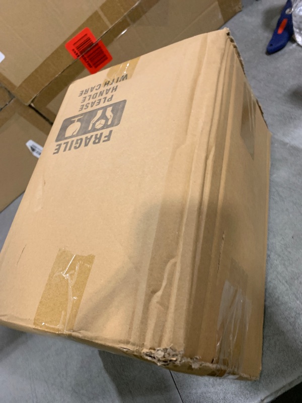 Photo 1 of 1 Gallon Square Glass Pitcher with Lid, Classic Stripes Water Pitchers for Fridge, Borosilicate Glass Carafe for Hot/Cold Brew Drink, Extra Large Jug with Handle for Iced Tea, Coffee, Juice, Black