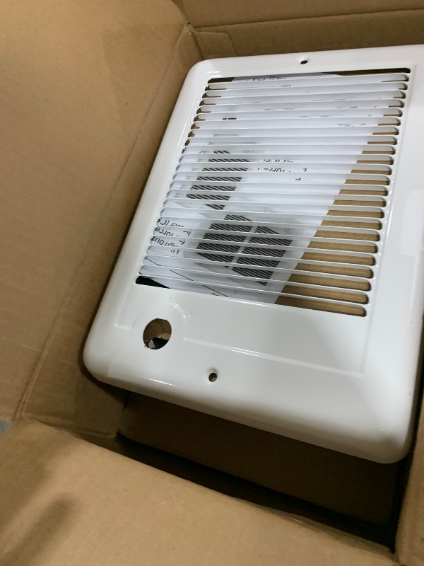 Photo 1 of Cadet Com-Pak Electric Wall Heater Complete Unit With Thermostat (Model: CSC202TW, Part: 67507), 6825/5120 BTU, 240/208 Volt, 2000/1500 Watt, White