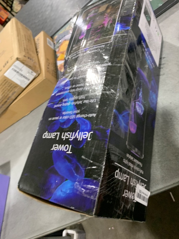 Photo 1 of Lightahead Large Round LED Jellyfish Lamp – 18 LEDs with Vibrant Color-Changing Effects – The Ultimate Sensory Fake Aquarium for Decoration, Autism, ADHD, Stress & Anxiety Relief – Ideal Gift (Large)