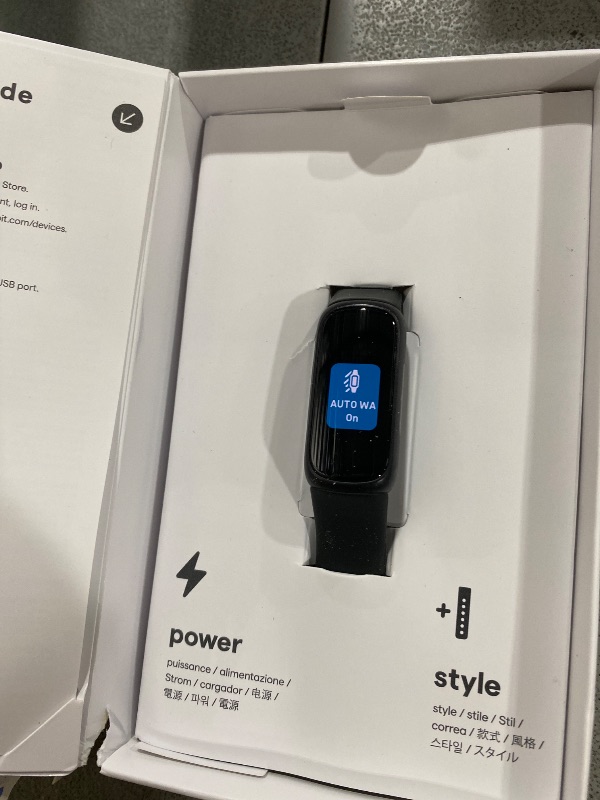 Photo 1 of Fitbit Inspire 3 Health &-Fitness-Tracker with Stress Management, Workout Intensity, Sleep Tracking, 24/7 Heart Rate and more, Midnight Zen/Black One Size (S & L Bands Included)
