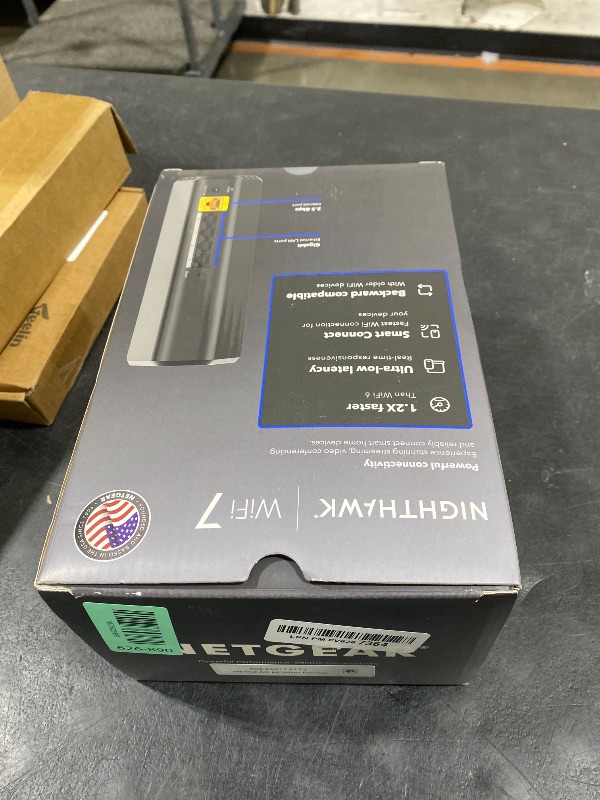 Photo 1 of NETGEAR Nighthawk Dual-Band WiFi 7 Router (RS90) – Router Only, BE3600 Wireless Speed (up to 3.6 Gbps) - Covers up to 2,000 sq. ft., 50 Devices – 2.5 Gig Internet Port - Free Expert Help