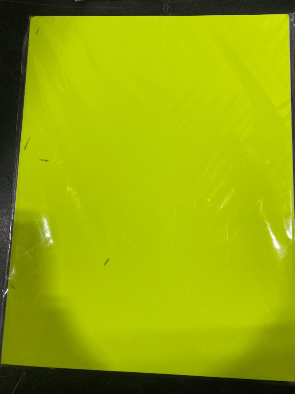 Photo 1 of 100 Pack Printable Starburst Retail Stickers - Fluorescent Yellow Label Stock - 3.5??x?5? - Inkjet & Laser Compatible - Permanent Adhesive Retail Pricing Starburst Signs - Made in USA (25 Sheets)