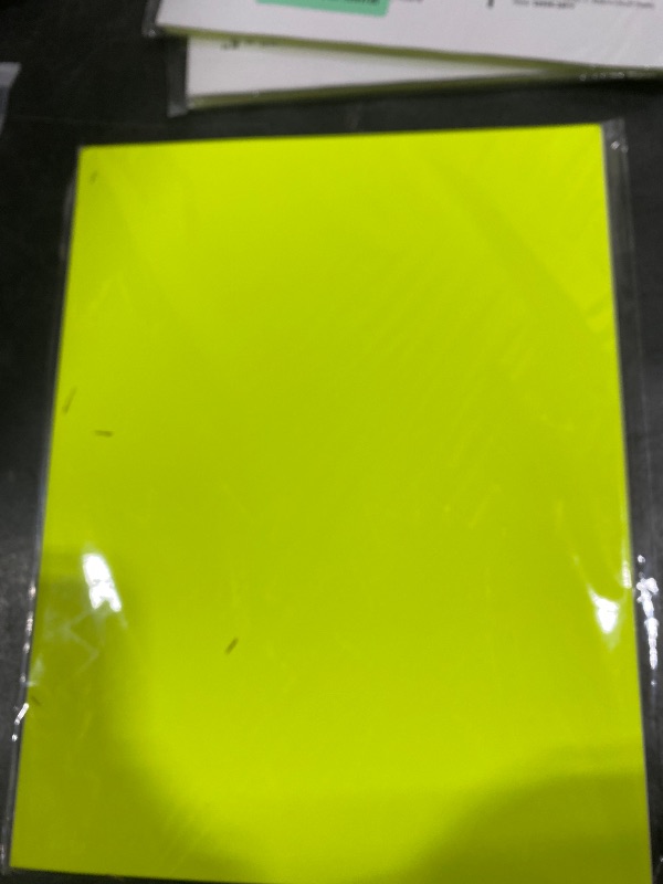 Photo 1 of 100 Pack Printable Starburst Retail Stickers - Fluorescent Yellow Label Stock - 3.5??x?5? - Inkjet & Laser Compatible - Permanent Adhesive Retail Pricing Starburst Signs - Made in USA (25 Sheets)