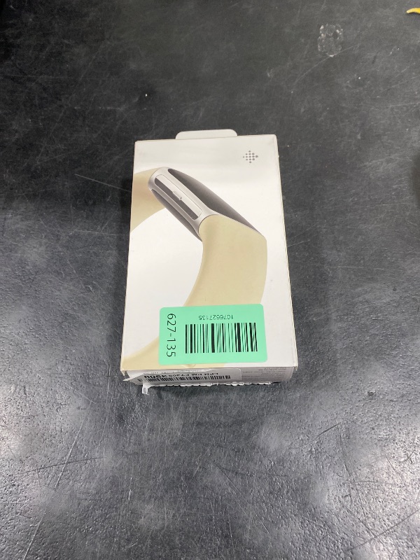 Photo 1 of Fitbit Charge 6 Fitness Tracker with Google apps, Heart Rate on Exercise Equipment, 6-Months Premium Membership Included, GPS, Health Tools and More, Porcelain/Silver, One Size (S & L Bands Included)