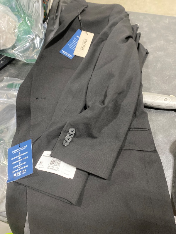 Photo 1 of Kenneth Cole Reaction Men's Performance Fabric Slim Fit Suit, Black, 42L