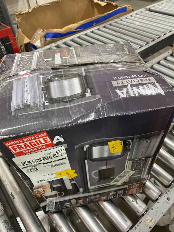 Photo 1 of Ninja Specialty Coffee Maker, Hot & Iced Coffee, 6 Brew Styles, 8 Sizes, Small Cup to Travel Mug, 10-Cup Carafe, Fold-Away Frother, Permanent Filter, Removable Reservoir, Black, CM401