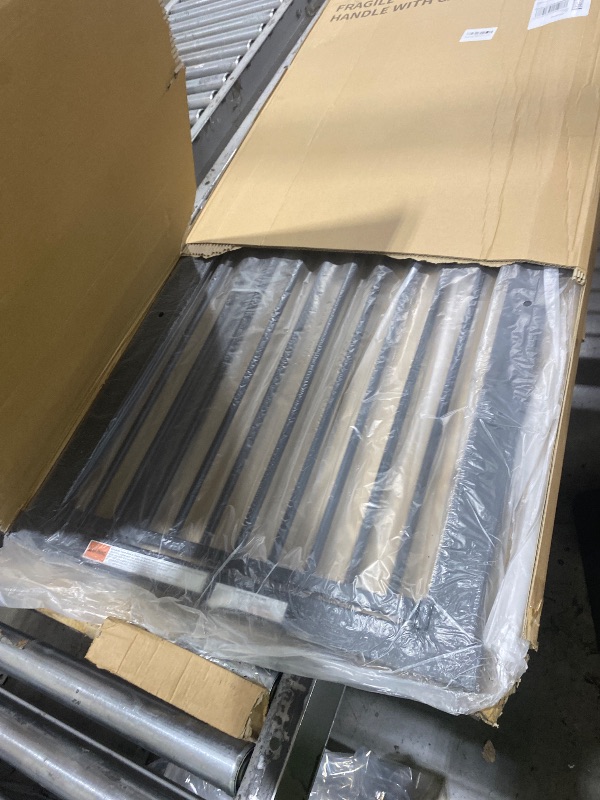 Photo 1 of Lumizone Extra Tall Cat Gate 61.02" High Pressure Mounted Extra Wide 26.38"-30.11" (17Sizes) 1.37" Gap No Drilling Auto-Close Tall Pet Gate for Dogs (Black, 26.38"-30.11" W)