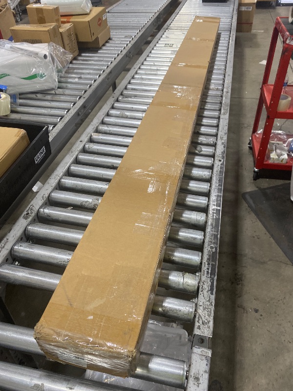 Photo 1 of Art3d Slat Wall Panels, WPC Soundproof 3D Wall Paneling for Interior Wall Decor, TV Background, 8-Pack 96 x 6 in. Teak