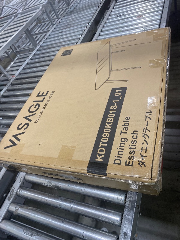 Photo 1 of VASAGLE Dining Room Table, Extending Tray, 120kg Load Capacity for Dining Room