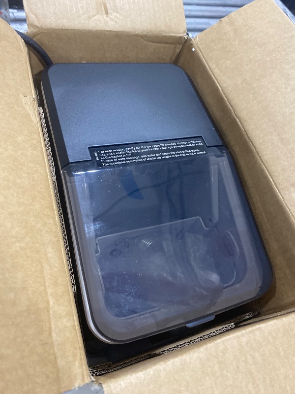 Photo 1 of Aeitto Ice Maker Countertop 26lbs/24H, Ice Machine 8 Ice Cubes Ready in 6 Mins, 2 Sizes of Bullet Ice Portable Ice Makers with Basket & Scoop, Auto Self-Cleaning for Home/Kitchen/Office Stainless