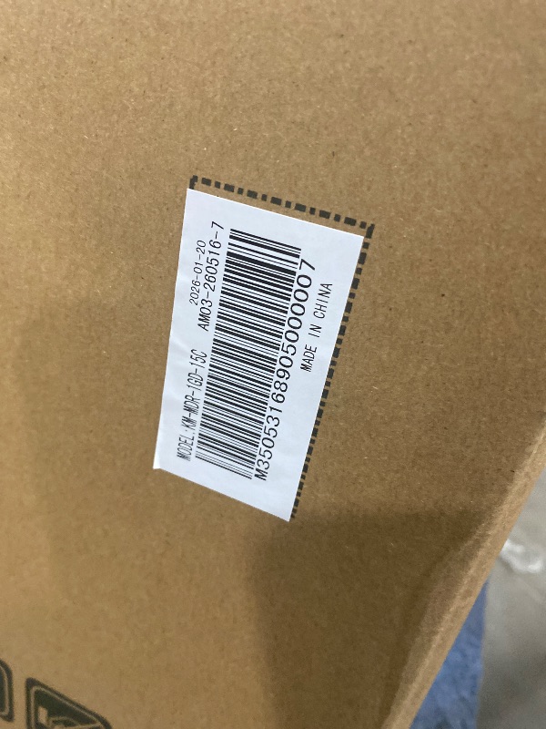 Photo 1 of KoolMore 26 in. Commercial Glass Door Merchandiser Refrigerator with LED Lights, 15 cu. ft. in Black, ETL Listed (KM-MDR-1GD-15C)