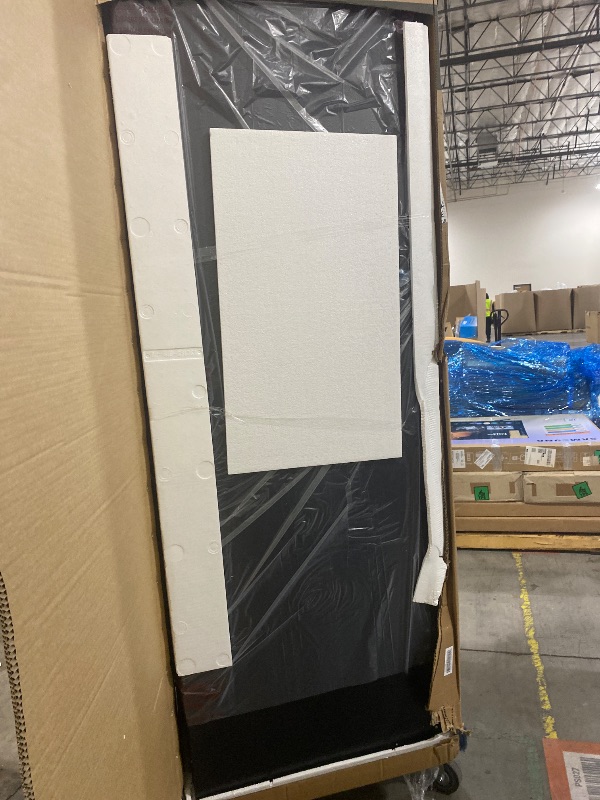 Photo 1 of KoolMore 26 in. Commercial Glass Door Merchandiser Refrigerator with LED Lights, 15 cu. ft. in Black, ETL Listed (KM-MDR-1GD-15C)