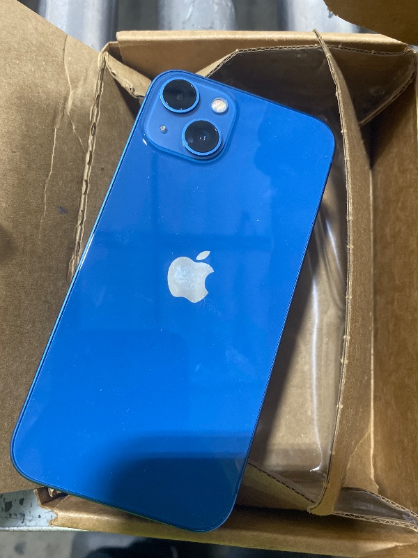 Photo 1 of Apple iPhone 13, 128GB, Blue - Unlocked (Renewed)