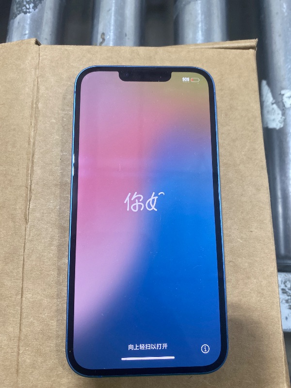 Photo 1 of Apple iPhone 13, 128GB, Blue - Unlocked (Renewed)