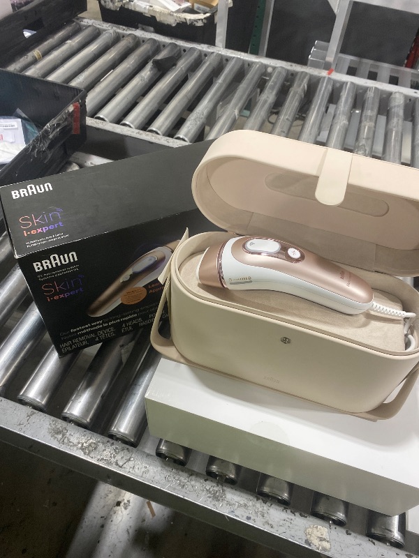 Photo 1 of Braun Smart IPL, Skin i·Expert Pro 7, VOGUE's Best Hair Removal Device, IPL Hair Removal for Women and Men, Permanent Laser Hair Reduction At-Home, World's 1st Smart App, 4 Heads, IPL7387
