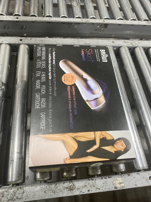 Photo 1 of Braun Smart IPL, Skin i·Expert Pro 7, VOGUE's Best Hair Removal Device, IPL Hair Removal for Women and Men, Permanent Laser Hair Reduction At-Home, World's 1st Smart App, 4 Heads, IPL7387