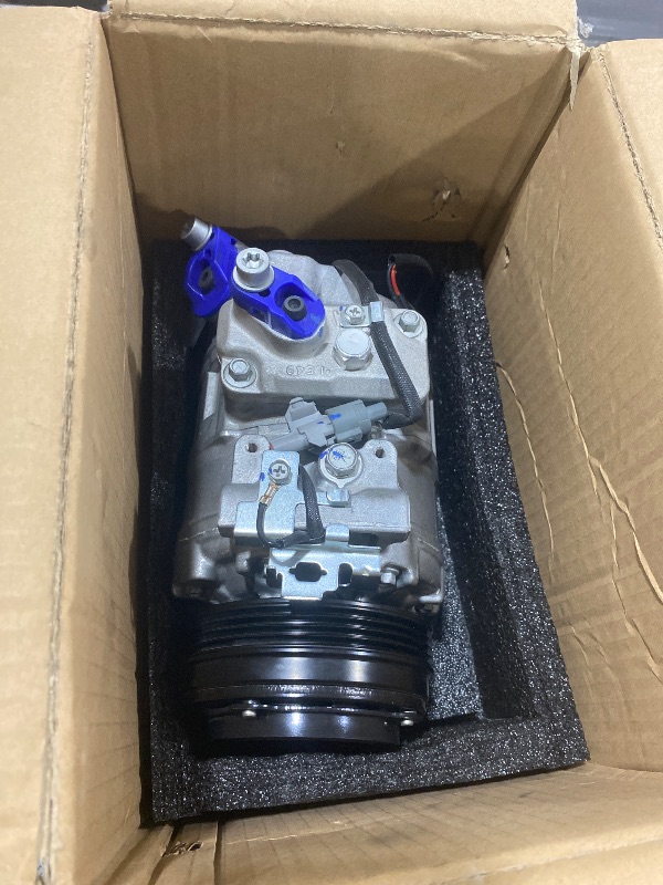 Photo 1 of ECCPP A/C Compressor with Clutch 2011-2016 Fit for BMW 550i 4.4L 2010-2018 Fit for BMW X5 4.4L AC Compressor