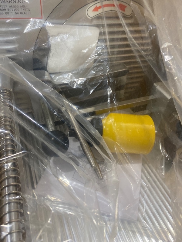 Photo 1 of Electric Meat Slicer - 12 Inch Electric Food Slicer With Adjustable Thickness, Stainless Steel Blade, 800W Power, for Home and Commercial Use