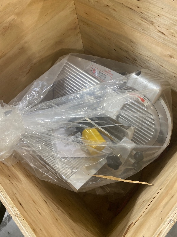 Photo 1 of Electric Meat Slicer - 12 Inch Electric Food Slicer With Adjustable Thickness, Stainless Steel Blade, 800W Power, for Home and Commercial Use