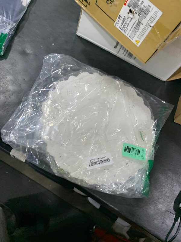 Photo 1 of 100 Pieces Paper Doilies, 12 Inch Doilies for Food, Disposable Lace Paper Doilies for Tables, Round Paper Placemats Bulk for Cakes Desserts Crafts (White)