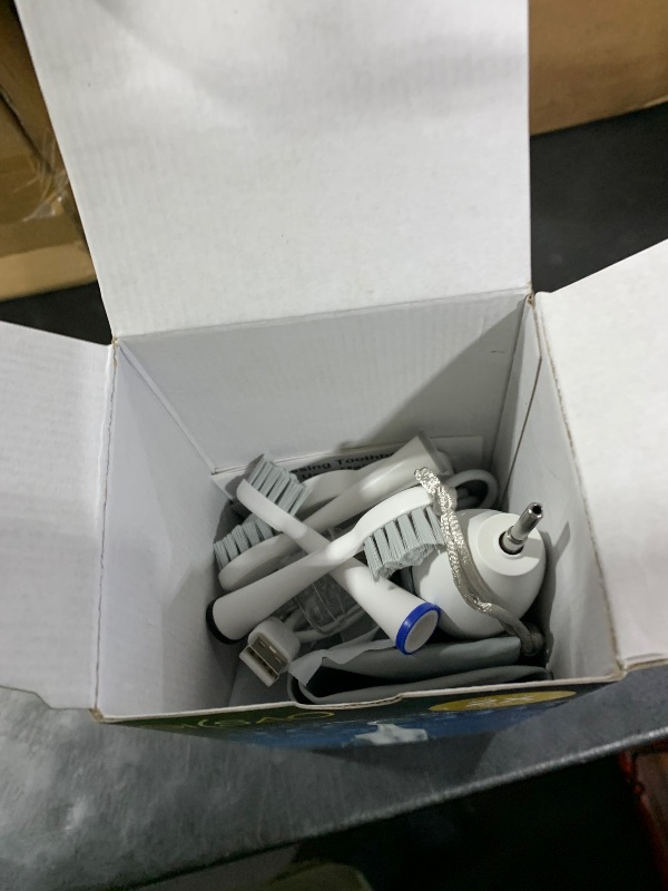 Photo 1 of OILSAO Electric Toothbrush with Water Flosser, All in One Sonic Flossing Toothbrush with 3 Modes & 5 Flossing Speeds & 4 Brush Heads, Rechargeable & Portable for Adult Teeth Cleaning,White