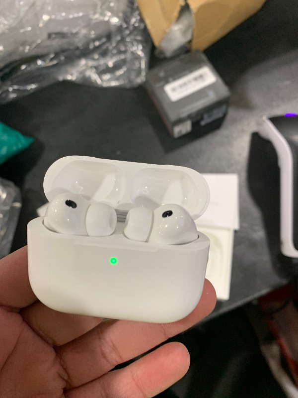 Photo 1 of Apple AirPods Pro 3 Wireless Earbuds, Active Noise Cancellation, Live Translation, Heart Rate Sensing, Hearing Aid Feature, Bluetooth Headphones, Spatial Audio, High-Fidelity Sound, USB-C Charging