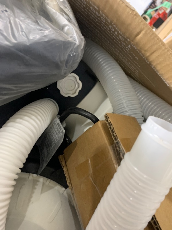 Photo 1 of Intex Ultra XTR Frame 14' x 42" Round Above Ground Outdoor Swimming Pool Set with Sand Filter Pump, Ladder, Ground Cloth, and Pool Cover