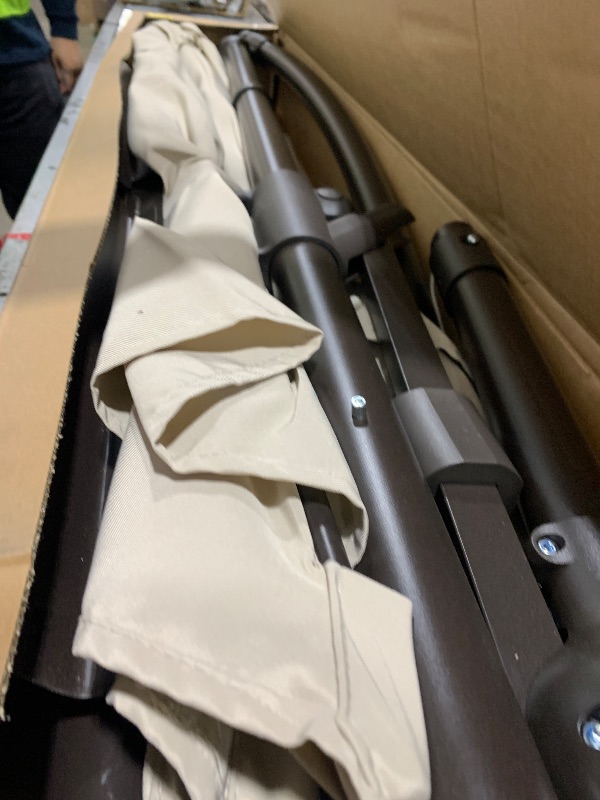 Photo 1 of 10 ft OFFSET UNBRELLA beige color 