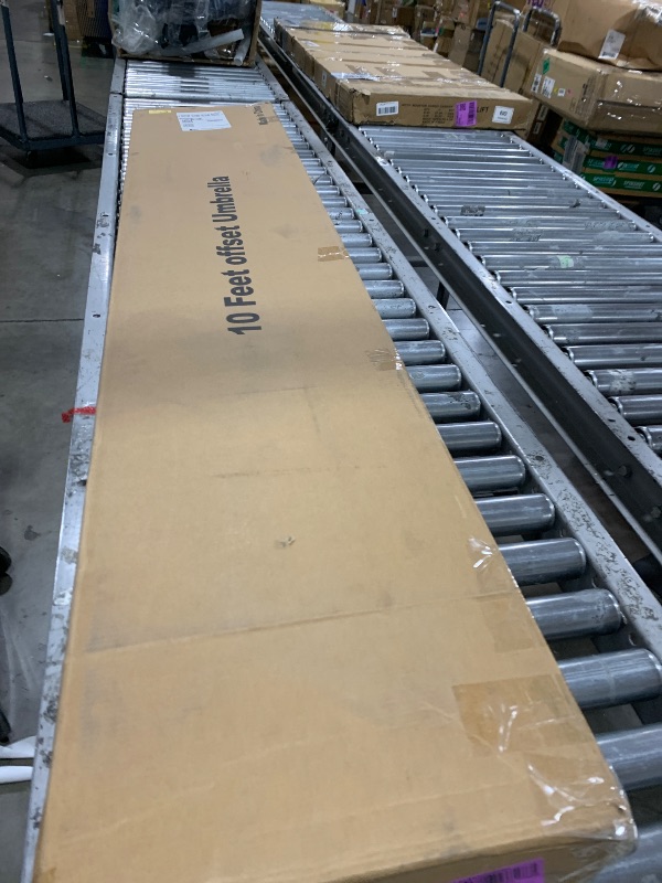 Photo 1 of 10 ft OFFSET UNBRELLA beige color 