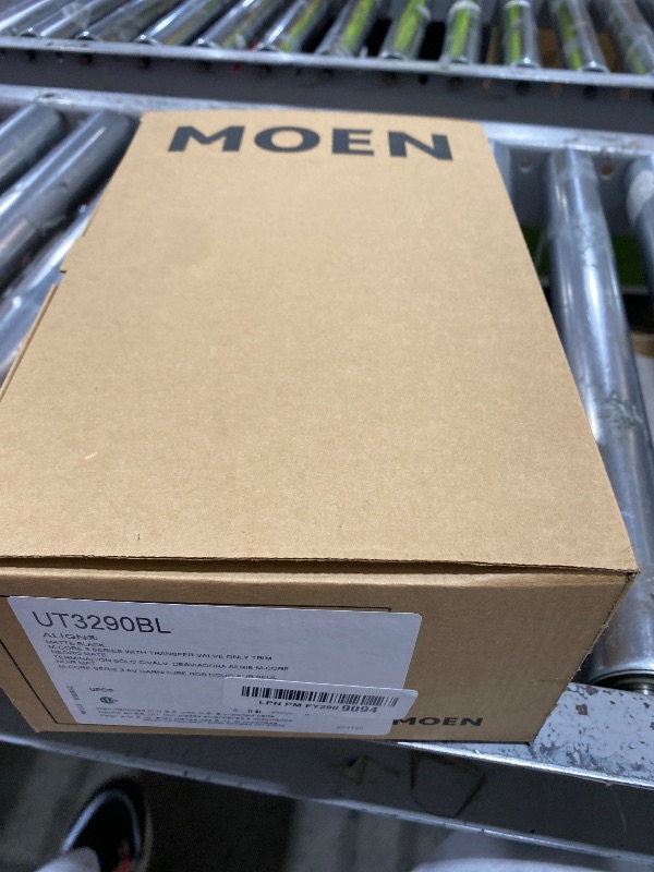 Photo 1 of Moen Align Matte Black M-CORE 3-Series 2-Handle Shower Faucet Trim, Valve Required, UT3290BL