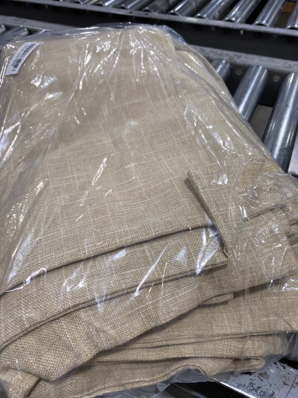 Photo 1 of Fitable Faux Linen Tablecloths for Rectangle Tables - 90 x 132 Inch - 6 Pack Fabric Textured Washable Table Clothes Floor Lenghth Table Covers for Wedding, Party, Banquet, Birthday, Nature Color