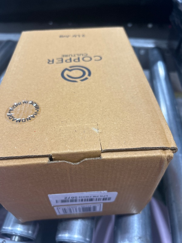 Photo 1 of **USED** Copper Water Pitcher with Lid – 100% Pure Copper Jug for Drinking Water, Juices and Beverages (68oz / 2L) | Handcrafted Hammered Vessel